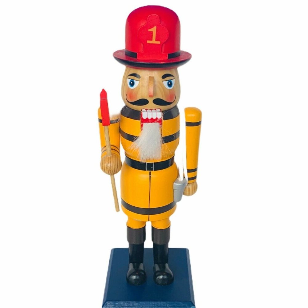 Nutcracker Christmas Holiday Fire Fighter fireman